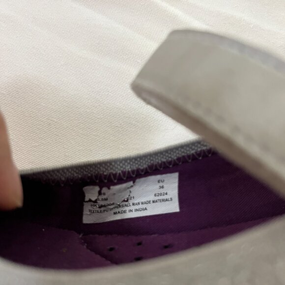 Hush Puppies Girls Reese Sport Sneaker Silver Size 3.5 - Picture 5 of 7